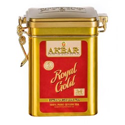 Акбар Чай черный листовой Royal Gold , 80 гр.