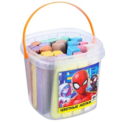 Набор цветных мелков Человек-паук, 10 цветов, 29 штук