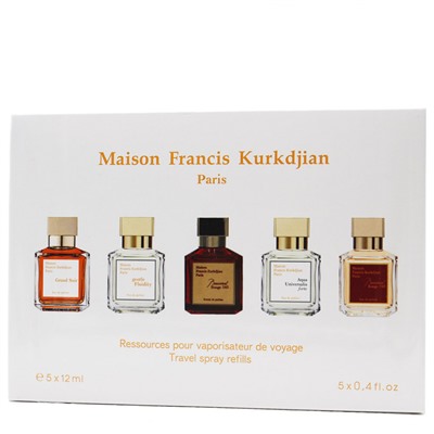 Парфюмерный набор Maison Francis Kurkdjian 5x12 ml