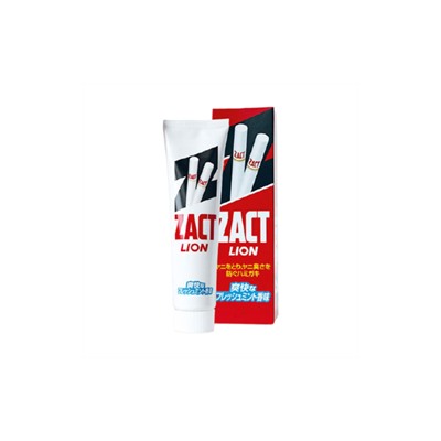 Паста зубная для устранения никотинового налета и запаха табака Lion  Zact, 150г