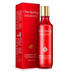 ONE SPRING  Тонер для лица RED POMEGRANATE Увлажняющий с Красным ГРАНАТОМ  150мл  (YZC-4327)