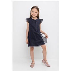 Платье  для девочки  К 5838/фиолетово-синий