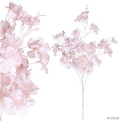 Цветок искусственный Сакура 66 см розовые / GT41-8 /уп 120/480/А (Розовый)