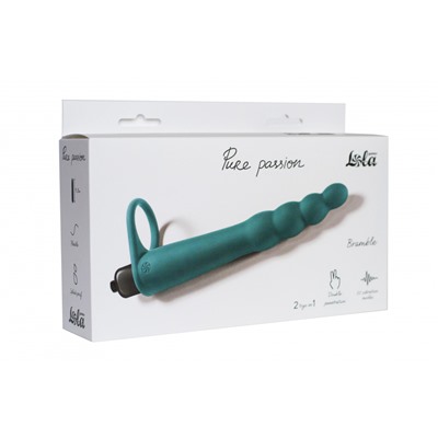 Вибронасадка для двойного проникновения Pure Passion Bramble Green 1201-03lola