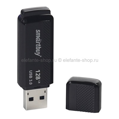 Флеш-накопитель USB 3.0 128GB Smart Buy Dock Black (UM)