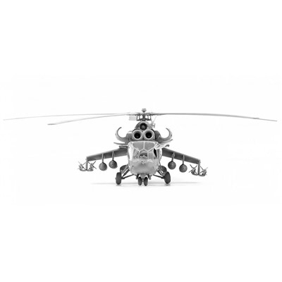 Сборная модель 7273ПН Вертолет МИ-24А в Самаре