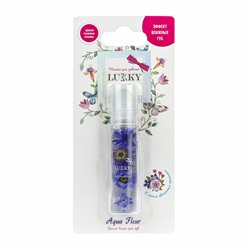 Aqua Fleur масло-блеск для губ в роликовой упаковке с фиолетовыми цветами, 7,5 мл Lukky Т22003       в Самаре