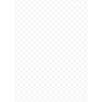 Бумага для упаковки подарков MESHU 70*100см. "Pattern on white" (MS_53492) 80г/м, в ассорт.