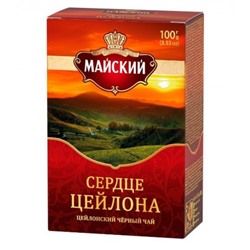 Чай черный Майский Сердце Цейлона листовой 100 гр.