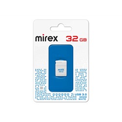 USB 3.0 флэш-накопитель 32 ГБ  Mirex MINCA WHITE  32GB (ecopack)