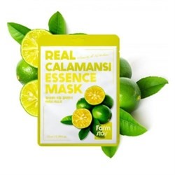 Тканевая маска для лица FarmStay Real Calamansi Essence Mask 23ml с экстрактом каламанси