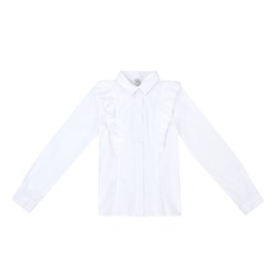 Белая блузка для девочки S'COOL 384426