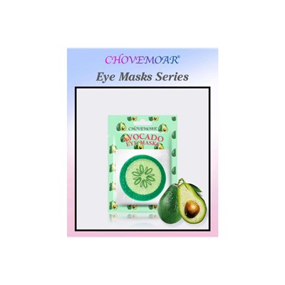 CHOVEMOAR Патчи для глаз с экстрактом авокадо 6 мл, комплект - 6 пар