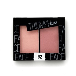 Triumpf CTBL-09 Румяна двухцветные Triumph Blush №92, Гармония/Harmony. (12)