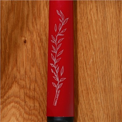 Нож для фигурной нарезки "Розмарин" 21,8*5,8 см, цвет бордовый