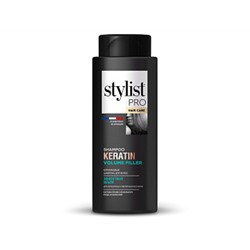 Кератиновый  шампунь  для волос эффектный объем серии  STYLIST PRO hair care 280мл/20шт