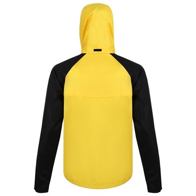 Ветровка ONLYTOP унисекс с сумкой black/yellow, р. 42