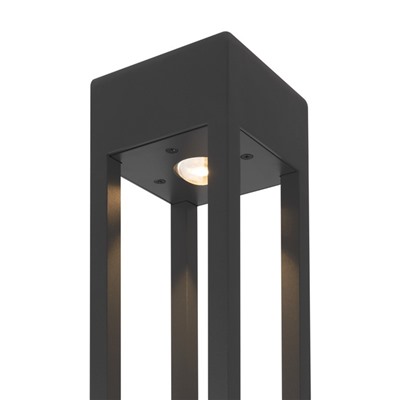 Садово-парковый светильник Outdoor O424FL-L25GF, 25Вт, 11х11х200 см, LED, 1500Лм, 3000К, цвет графит