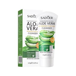 SADOER  Пенка для умывания ALOE VERA Очищающая Освежающая  100г  (SD-96123)