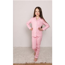 2-248  Пижама детская 64, 122-128, розовый