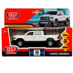 Модель RAM1500-13-WH DODGE RAM 1500 REBEL 13 см Технопарк в коробке /72/  в Самаре