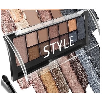 Triumph Тени Палитра тон 901 Золотой смоки Style Palette 12 оттенков CTE-29 34 гр