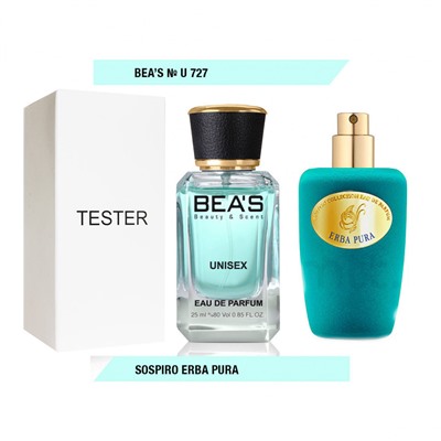 Тестер Beas Sospiro Erba Pura Edp 25 ml unisex арт. U 727