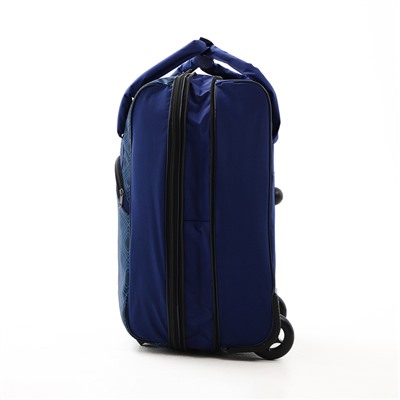 Чемодан на молнии, дорожная сумка, набор 2 в 1, цвет синий