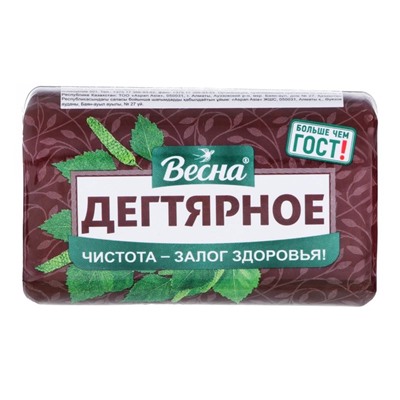 Мыло "Весна" Дегтярное, 90г