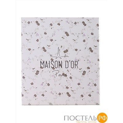 Полотенце в коробке "LIERRA" КРЕМ/СИРЕНЬ (50*100) (Maison Dor)