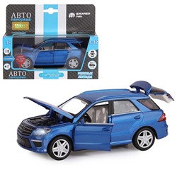 Модель 1:32 Mercedes-Benz ML63 AMG, синий 1251149JB Автопанорама в Самаре