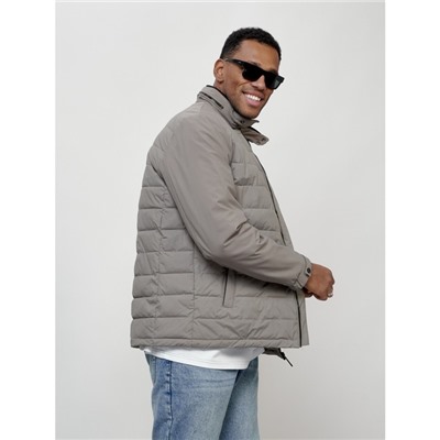 Куртка мужская весенняя, размер 48, цвет серый