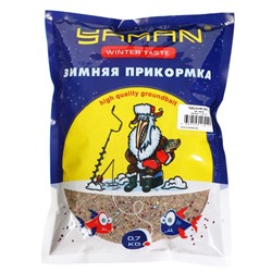 Прикормка Yaman Winter Taste Карась зимняя, чеснок, МИКС, 700 г