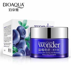 BIOAQUA  Крем для лица WONDER с экстрактом ЧЕРНИКИ  50г  (BQY2775)