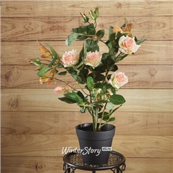 Искусственный цветок в горшке Роза Dolce Vita 50 см (Kaemingk)