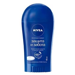 Дезодорант стик NIVEA Антиперспирант Protect & Care Защита и Забота женский, 40 мл (85911)