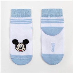 Носки "Mickey Mouse", Микки Маус, белый, 14-16 см
