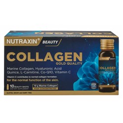 Жидкий коллаген Collagen Gold Quality Nutraxin Beauty 10 доз по 50 мл