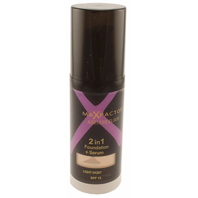 Тональный крем Max Factor 2in1 Foundation + Serum spf 15 30ml (violet)