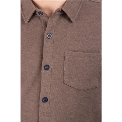 Рубашка 5017/2 коричневый LACATON
