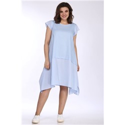 Платье  Lady Style Classic артикул 2574 голубые_тона